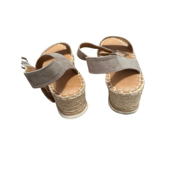 Universal Threads Platform sandal sz 9 rafia /white/tan grey - Picture 6 of 6